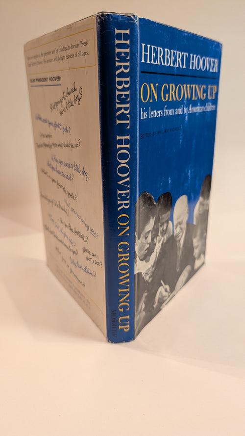 Herbert Hoover SIGNED 1st Ed On Growing Up Beckett LOA Historian Jerome Peltier