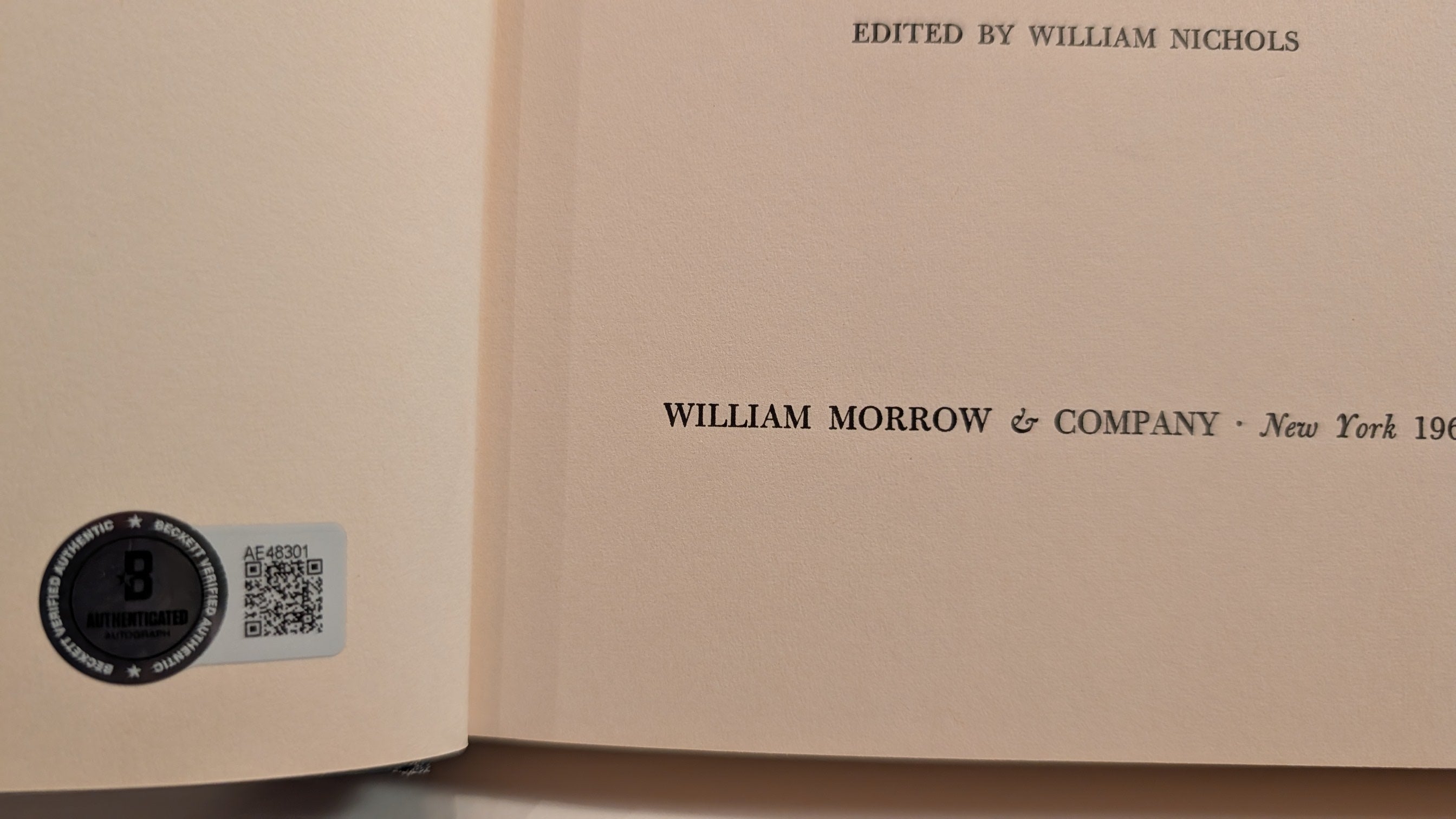 Herbert Hoover SIGNED 1st Ed On Growing Up Beckett LOA Historian Jerome Peltier