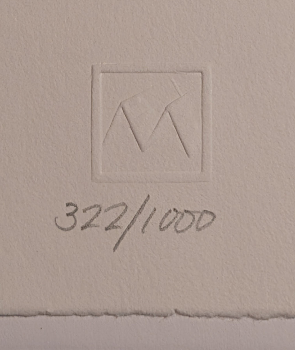 Grace Slick SIGNED White Rabbit Lyrics Lithograph - 1994 Manuscript Originals